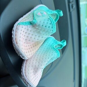 Aqua and White Kids Water Shoes